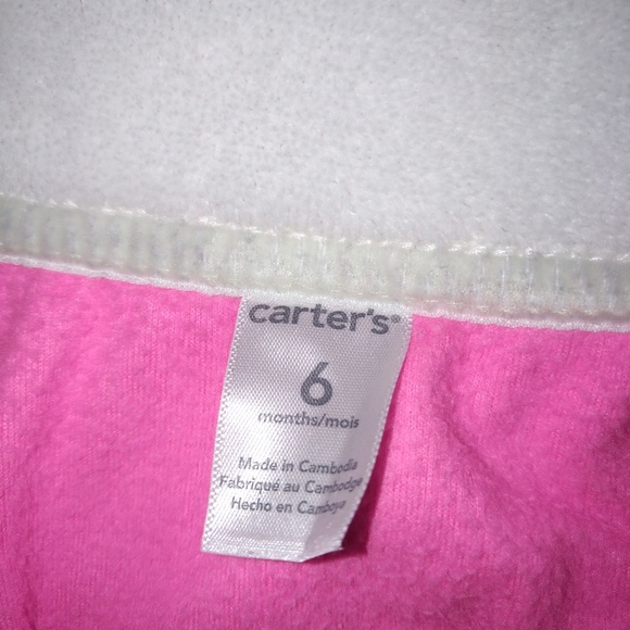 5/$20 Baby girl Carter's vest snowflakes 6 months - Picture 14 of 16